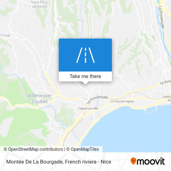 Montée De La Bourgade map