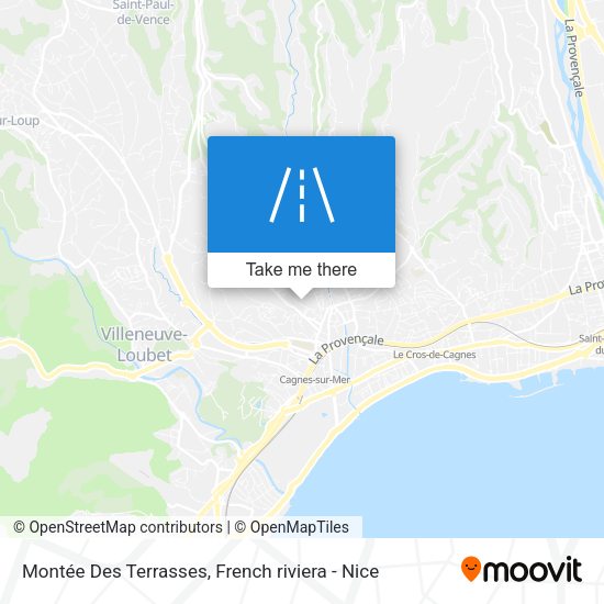 Montée Des Terrasses map
