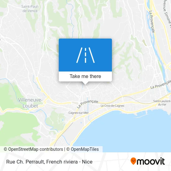 Mapa Rue Ch. Perrault