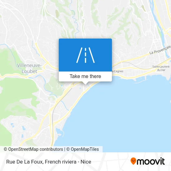 Rue De La Foux map