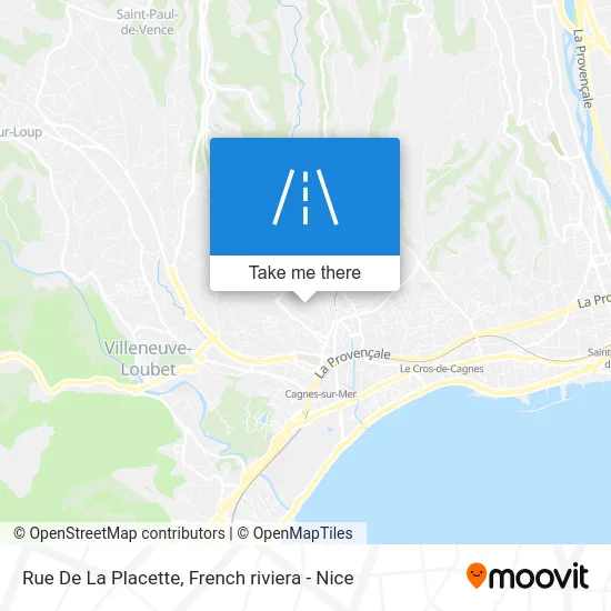 Rue De La Placette map