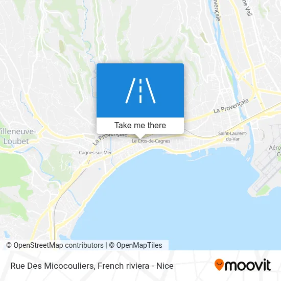 Rue Des Micocouliers map