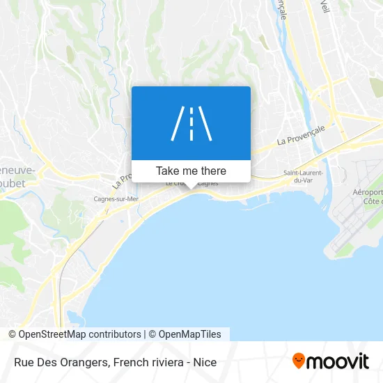 Rue Des Orangers map