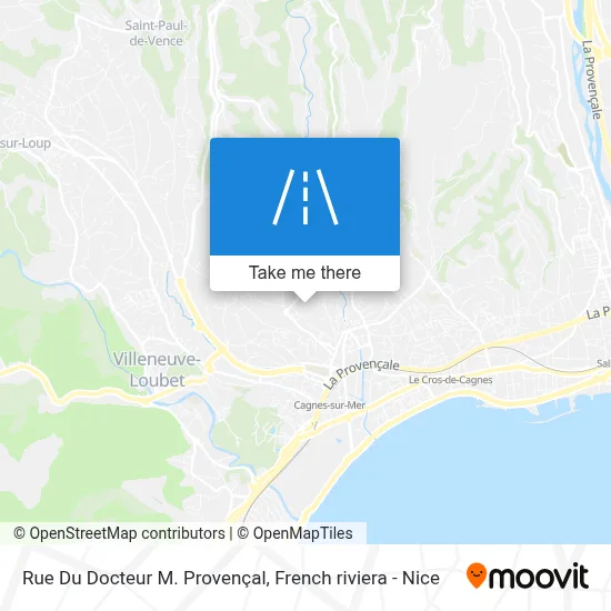Rue Du Docteur M. Provençal map