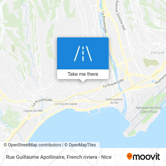 Rue Guillaume Apollinaire map