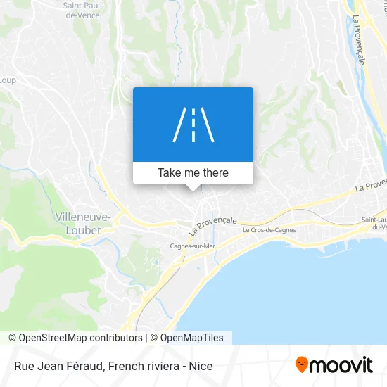 Rue Jean Féraud map