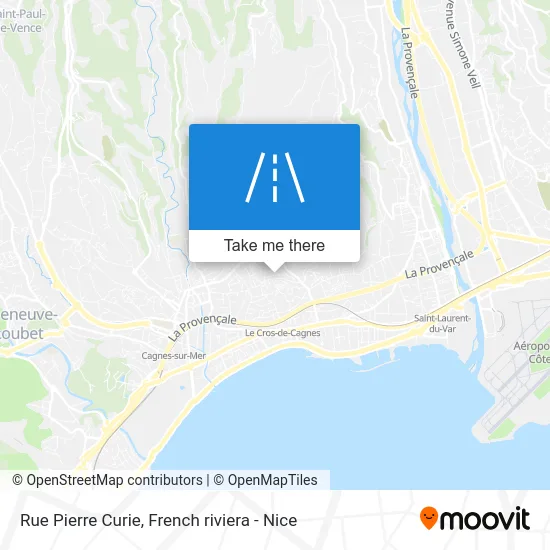 Rue Pierre Curie map