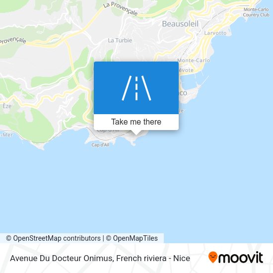 Avenue Du Docteur Onimus map