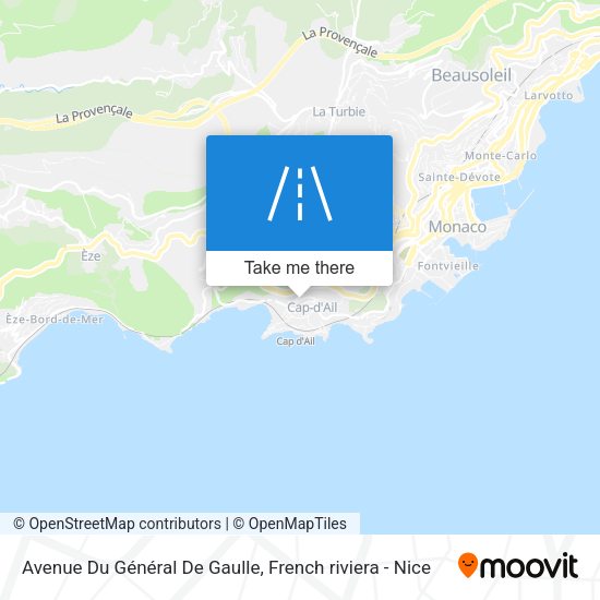 Avenue Du Général De Gaulle map