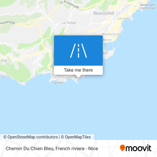 Chemin Du Chien Bleu map