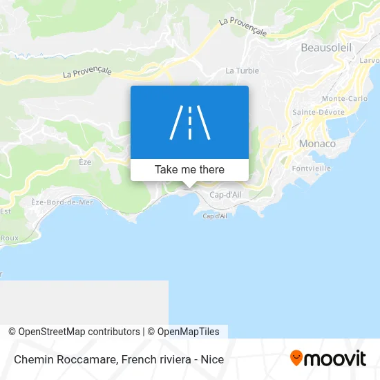 Chemin Roccamare map