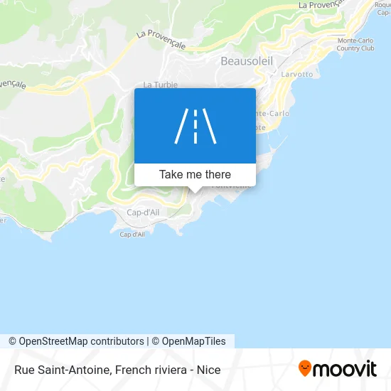 Rue Saint-Antoine map