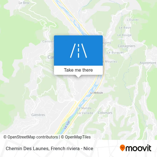 Chemin Des Launes map