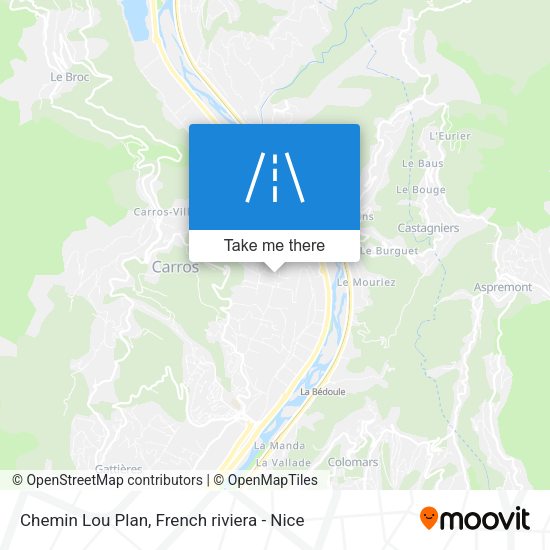 Chemin Lou Plan map