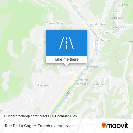Rue De La Cagne map