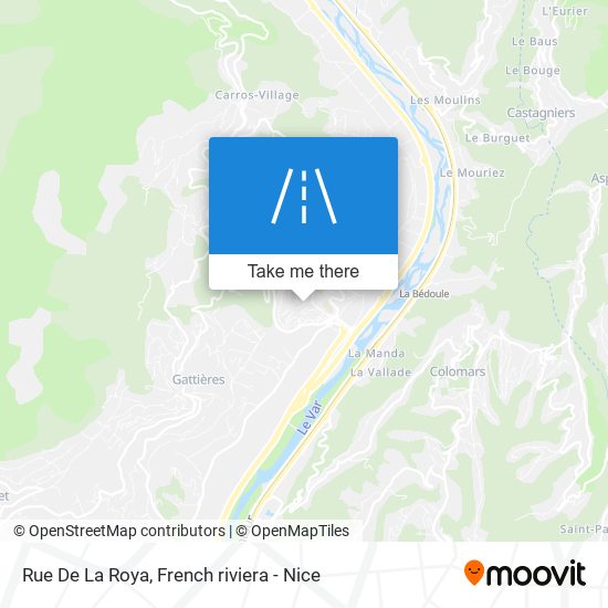 Rue De La Roya map