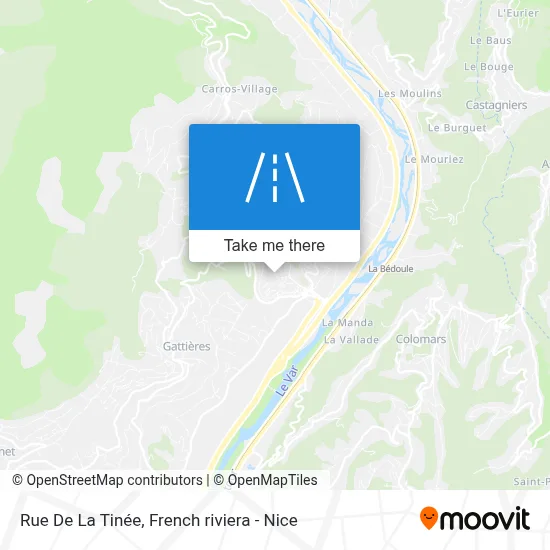 Rue De La Tinée map