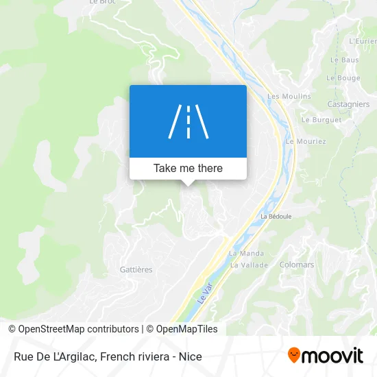 Rue De L'Argilac map