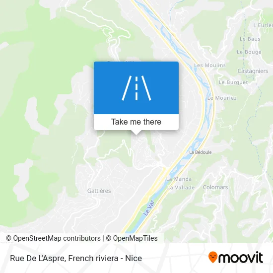 Rue De L'Aspre map