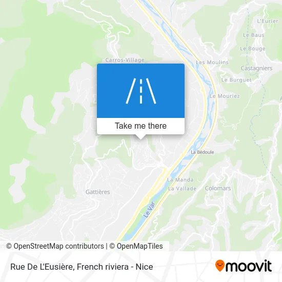 Rue De L'Eusière map