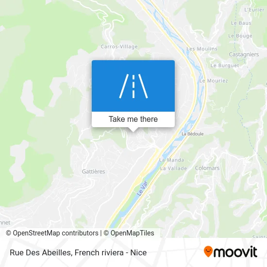 Rue Des Abeilles map