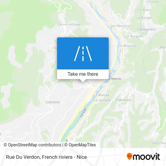 Rue Du Verdon map