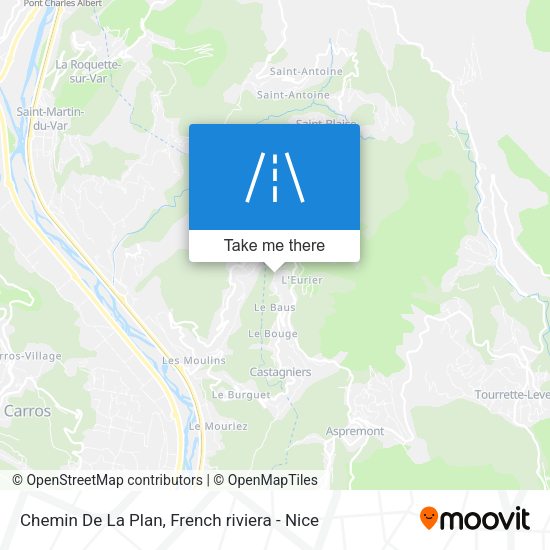 Chemin De La Plan map