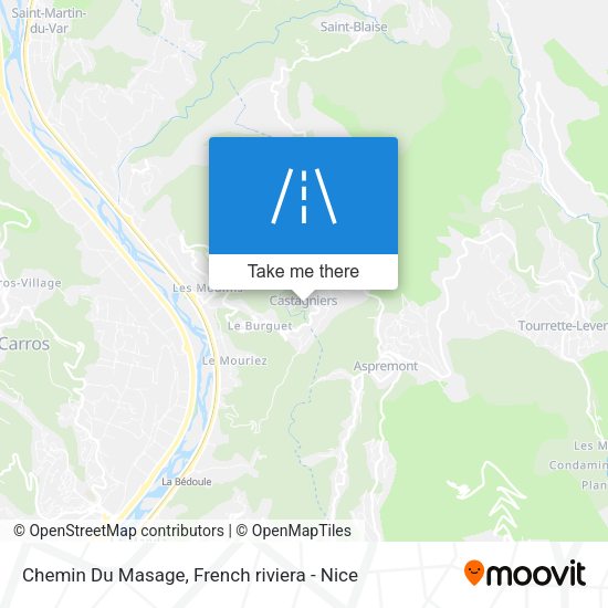 Chemin Du Masage map