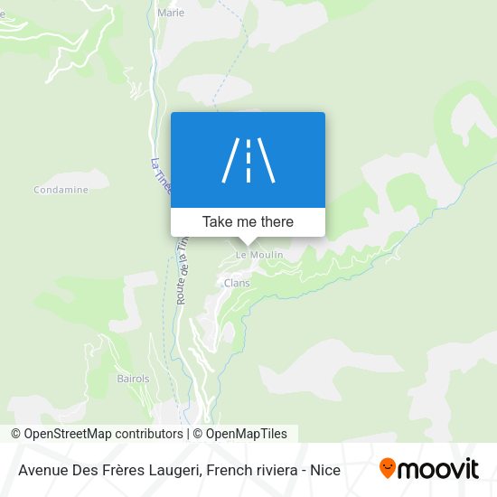Avenue Des Frères Laugeri map