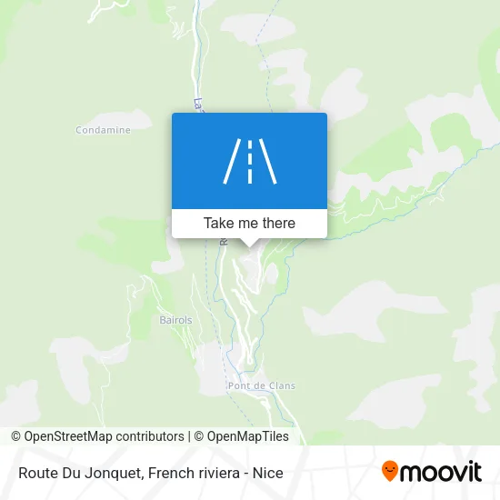 Route Du Jonquet map