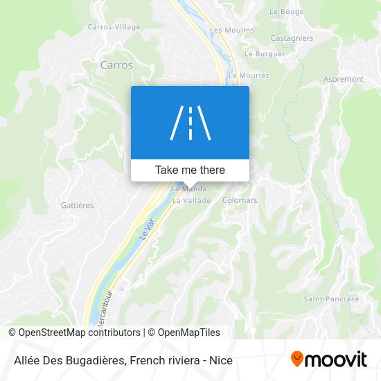 Allée Des Bugadières map