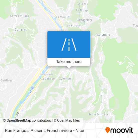 Rue François Plesent map