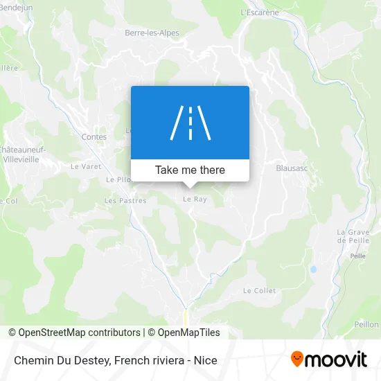Chemin Du Destey map