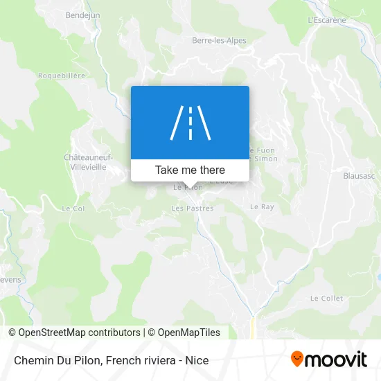 Chemin Du Pilon map