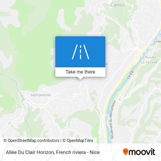 Allée Du Clair Horizon map