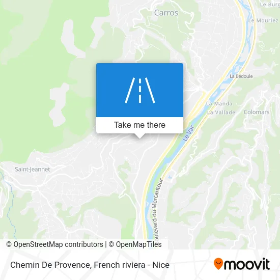 Chemin De Provence map