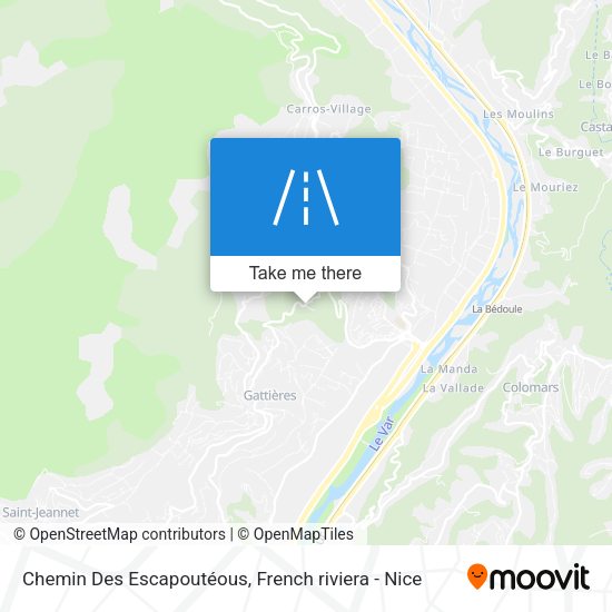 Chemin Des Escapoutéous map