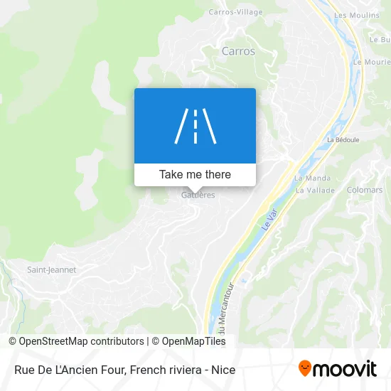 Rue De L'Ancien Four map