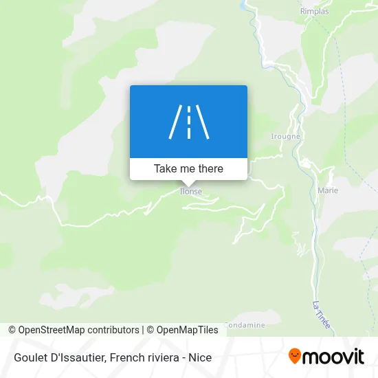 Goulet D'Issautier map