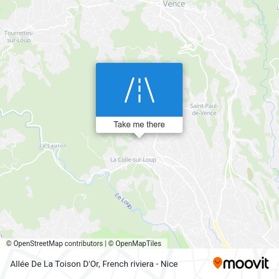 Allée De La Toison D'Or map