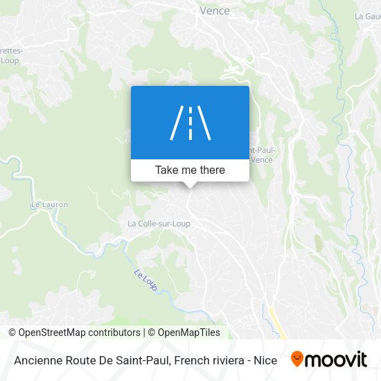 Ancienne Route De Saint-Paul map