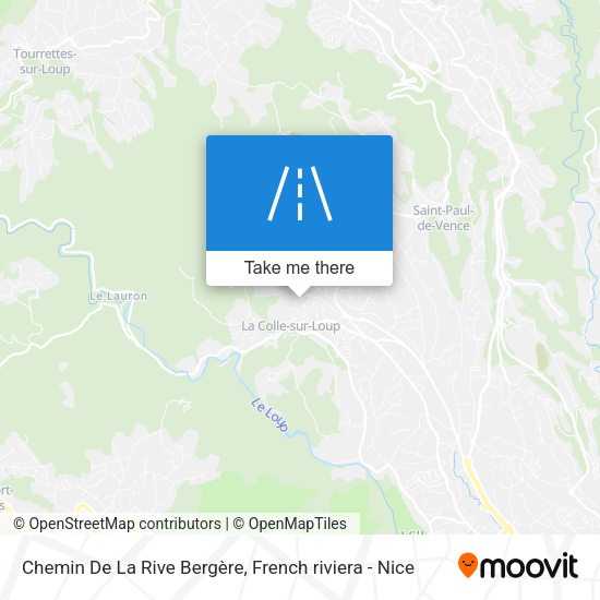 Chemin De La Rive Bergère map