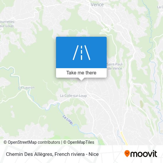Chemin Des Allègres map