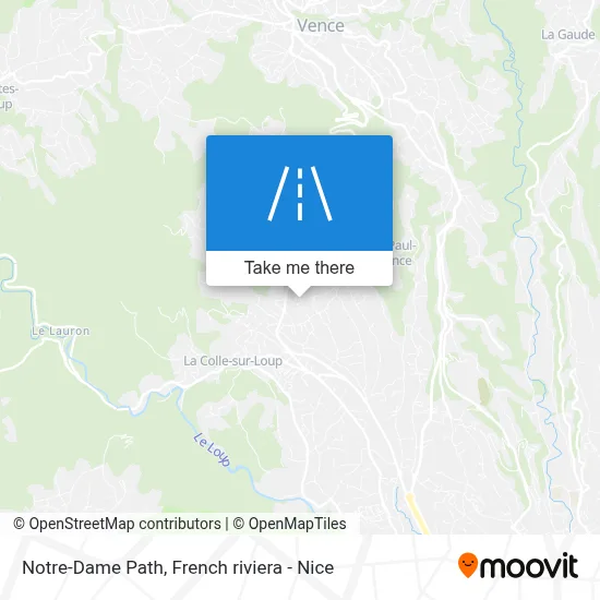 Chemin Notre-Dame map
