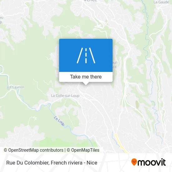 Mapa Rue Du Colombier