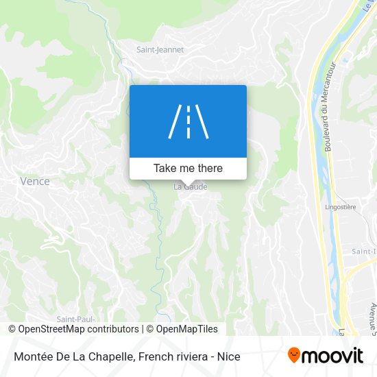 Montée De La Chapelle map