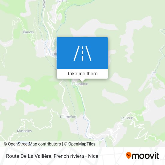 Route De La Vallière map