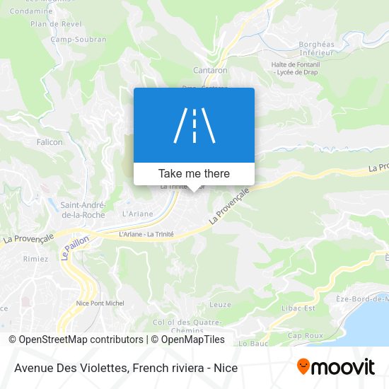 Avenue Des Violettes map