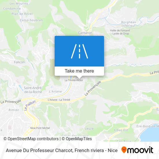 Avenue Du Professeur Charcot map