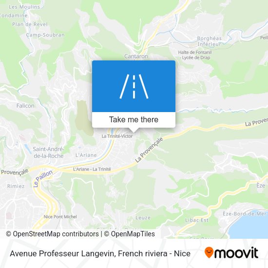 Avenue Professeur Langevin map